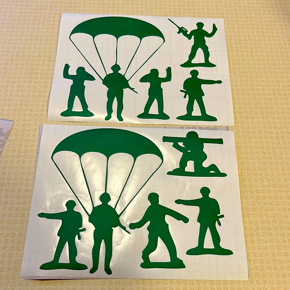 Peel and Stick Toy Story Army Men Wall Decals
